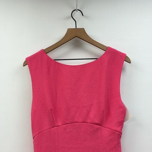 NWT Rixo Michaela Sleeveless Empire Column Mini Dress Bubblegum Pink 10 - Picture 4 of 10